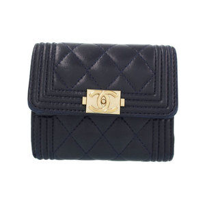 Chanel Boy Small Leather Wallet